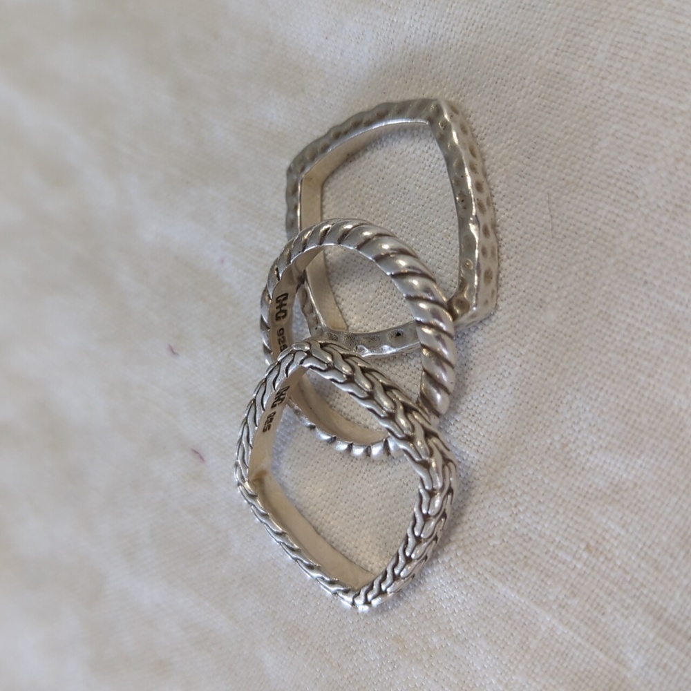Clocks & Colours Tierce 3 Ring Set Size 11